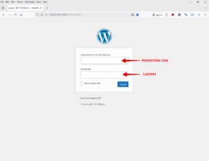 Logovanje na Admin korisnički panel