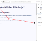 Kako postaviti Sliku ili Galeriju?